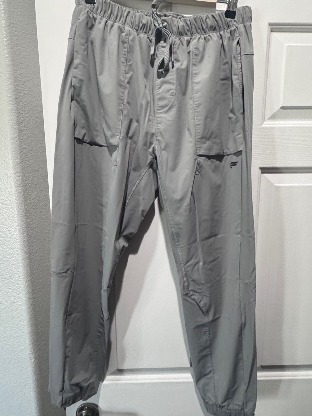 Fabletics Light Gray Elastic Waist Joggers